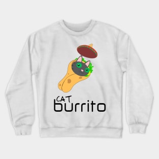 cat burrito Crewneck Sweatshirt